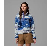 Columbia - Polaire Sherpa Courte Semi-boutonnée avec Imprimé Helvetia™ II - Bleu - Taille S - Femme
