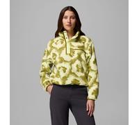 Columbia - Polaire Sherpa Courte Semi-boutonnée avec Imprimé Helvetia™ II - Jaune - Taille S - Femme