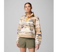 Columbia - Polaire Sherpa Courte Semi-boutonnée avec Imprimé Helvetia™ II - Jaune - Taille XL - Femme