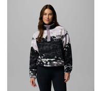 Columbia - Polaire Sherpa Courte Semi-boutonnée avec Imprimé Helvetia™ II - Violet - Taille S - Femme
