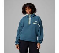Columbia - Polaire Sherpa Courte Semi-Boutonnée en Helvetia™ II - Bleu - Taille XL - Femme