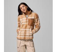 Columbia - Polaire Sherpa Demi-Zip West Bend™ II - Camel Brown Herringplaid - Taille XS - Femme