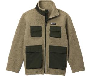 Columbia - Polaire zippée - Jasper Ridge Pebbled Fleece Full Zip Stone Green Greenscape - Taille Enfant 154,5-158,5 - Kaki Kaki 154,5-158,5