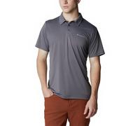 Columbia Polo de randonnée Hike™ manches courtes Gris L Homme