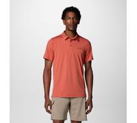 Polo Columbia Tech Trail à manches courtes orange rougeâtre - S