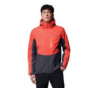 Columbia Pouring Adventure 3 Veste de pluie imperméable pour homme, Zing, Requin, Taille S