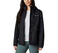 Columbia Pouring Adventure Jacket, Veste De Pluie Imperméable Femme, Black, Taille M