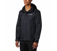 Columbia Pouring Adventure Jacket, Veste De Pluie Imperméable Homme, Black, Taille S