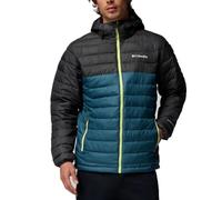 Columbia Powder Lite 2 Veste matelassée à capuche pour homme, bleu Everblue, requin, taille XL