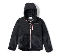 Columbia Powder Lite Girls Novelty Hooded Jacket Veste, Noir (010), 152 cm Fille