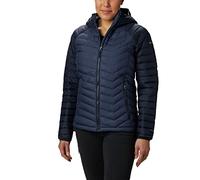 Columbia - Doudoune isolante - Powder Lite Hooded Jacket W Nocturnal Dark pour Femme - Taille M - Navy Navy M