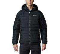 Columbia Powder Lite Hooded Jacket, Doudoune À Capuche Homme, Black, Taille S