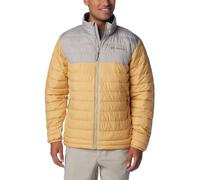 Columbia Powder Lite Jacket, Doudoune Homme, Light Camel/Flint Grey, Taille S