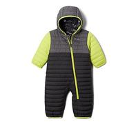 Columbia Powder Lite Reversible Bunting, Combinaison De Neige Pilote Mixte Enfant, Shark/City Grey/Radiation, Taille 18/24