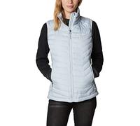Columbia Powder Lite Vest, Doudoune Sans Manches Femme, Cirrus Grey, Taille XS