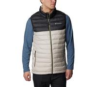 Columbia Powder Lite Vest Doudoune sans manches Homme , Dark Stone/Shark , L