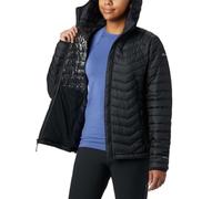 Columbia Powder Lite, Veste à capuche, Femme,Noir (Black),S