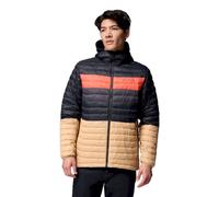 Columbia - Powder Pass Hooded Jacket - Doudoune homme Canoe / Black / Zing / Shark - M