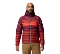 Columbia - Powder Pass Hooded Jacket - Doudoune homme Red Oxide / Rich Wine / Super Sonic - S