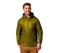Columbia - Powder Pass Hybrid Hooded Jacket - Doudoune homme Mossy Green / Greenscape - M