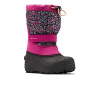 Columbia Powderbug Plus II Print Snow Boot, Wild Fuchsia/Bright Nectar, 10 US Unisex Little Kid