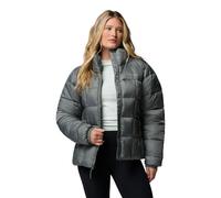 Columbia - Doudoune déperlante - Puffect III Full Zip Jacket Sedona Sage pour Femme en Nylon - Taille M - Gris Gris M