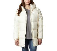 Columbia Puffect Mid Jacket, Doudoune Isolante à Capuche pour Femme, Chalk, L