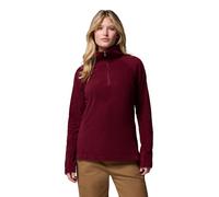Columbia Pull en polaire Glacial 4 demi-zippé pour femme Bordeaux Taille M