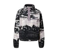 COLUMBIA Pull-over de sport 'Helvetia™ II' écru / anthracite / violet pastel / noir, Taille L