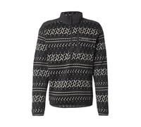 COLUMBIA Pull-over de sport 'Weather' gris foncé / noir / blanc, Taille S