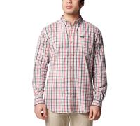 Columbia Rapid Rivers II Chemise à Manches Longues pour Homme, Vichy Rouge Sail Everyday, Taille M