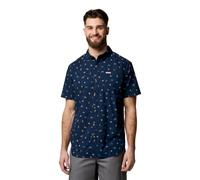 Columbia - Rapid Rivers Printed Short Sleeve Shirt - Chemise homme Collegiate Navy Deserted - XL