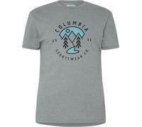 Columbia Rapid Short-Sleeve Performance T-Shirt Mens Gris Petit Male