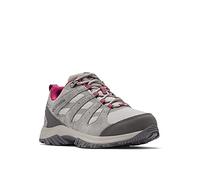 Columbia REDMOND III WATERPROOF Chaussures Basses De Randonnée Et Trekking imperméables Femme, Gris (Ti Titanium x Red Onion), 38 EU