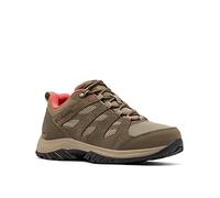 Columbia REDMOND III WATERPROOF Chaussures Basses De Randonnée Et Trekking imperméables Femme, Marron (Pebble x Red Coral), 39 EU