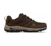 Columbia - Chaussures basses imperméables de randonnée journée - Redmond IV Low Waterproof Cordovan Tangy Orange pour Homme en Cuir - Taille 8,5 US - Marron 8,5 US