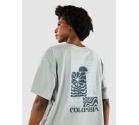 Columbia - T-shirt Graphique Oversize Rolling Bend™ - Bleu - Taille M - Femme