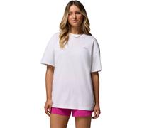 COLUMBIA T-shirt fonctionnel 'Rolling Bend™' pêche / pitaya / blanc, Taille M