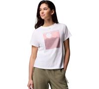 COLUMBIA Rolling Bend Graphic Ss - Femme - Blanc / Rose - taille M- modèle 2026
