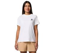 Columbia Rolling Bend Graphic SS Tee 2120021103 T-Shirt pour Femme, Blanc, XL EU, Blanc., XL