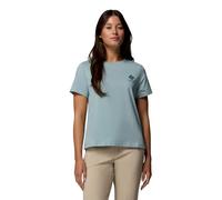 Columbia - Rolling Bend Graphic SS Tee - T-shirt femme Crushed Blue / Stacked Gem Mini - L