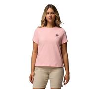 Columbia - Rolling Bend Graphic SS Tee - T-shirt femme Pink Sand / Stacked Gem Mini - L