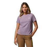 Columbia - Rolling Bend Graphic SS Tee - T-shirt femme Shale Purple / Stacked Gem Mini - S