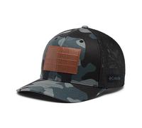 Columbia Rugged Outdoor Casquette Unisexe en Filet, Noir/Camouflage/Drapeau d’Arbres (Black Mod Camo/Tree Flag), Taille S/M