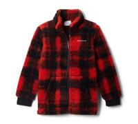 Columbia Rugged Ridge 2 Veste zippée intégrale en polaire Sherpa imprimée pour garçon Rouge voile omblur tonal, taille XXS