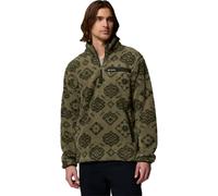 Columbia - Rugged Ridge High Pile Half Zip - Pull polaire - XL - stone green checked out / greenscape
