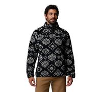 Columbia - Rugged Ridge High Pile Half Zip Black Checked Out - S - Polaire