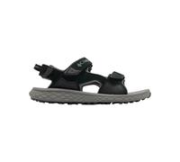 Columbia - Sandales de marche - Konos Hiker 3-Strap Black City Grey pour Homme en Cuir - Taille 43 - Noir Noir 43
