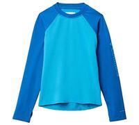 Columbia Sandy Shores Long Sleeve Sunguard, Maillot de Tunique Enfants Unisexes, Ocean Blue, Bright Indigo, XL