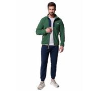 Columbia Polaire zippée bicolore Sequoia Grove Full Zip Rain Forest/Collegiate Navy Homme M
